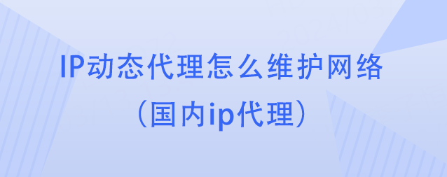 欧洲杯怎么代理_IP动态代理怎么维护网络(国内ip代理)
