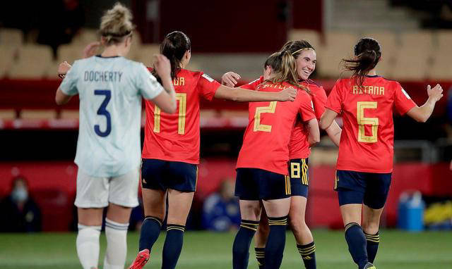 西班牙-日本_西班牙女足对阵日本女足:西班牙争胜压力山大西班牙-日本,日本实力不容小觑