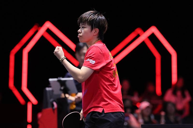 皇冠信用网怎么申请_WTT新加坡大满贯|国乒包揽女单四强 孙颖莎、王艺迪争决赛权