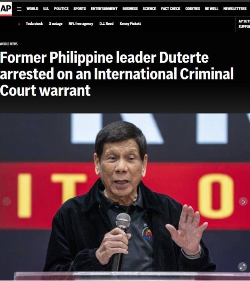 皇冠信用网怎么租
_菲律宾前总统杜特尔特被逮捕皇冠信用网怎么租
,他此前表示:如被捕入狱,我也无计可施