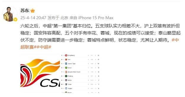 皇冠信用盘平台出租
_苏东:中超“第一集团”基本归位 泰山略显起伏不定 蓉城让人期待
