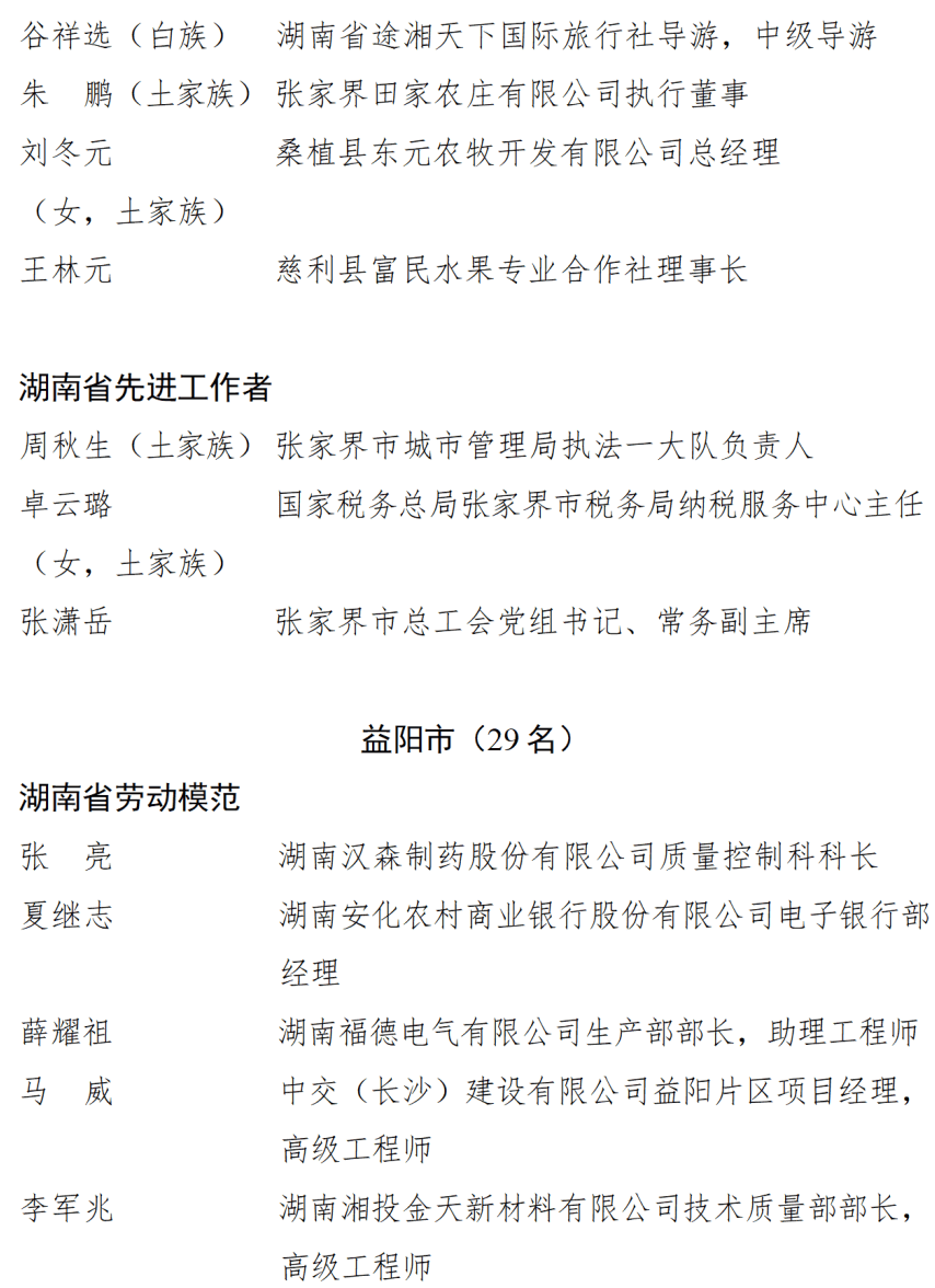 皇冠信用盘开户
_中共湖南省委湖南省人民政府关于表彰湖南省劳动模范和先进工作者的决定