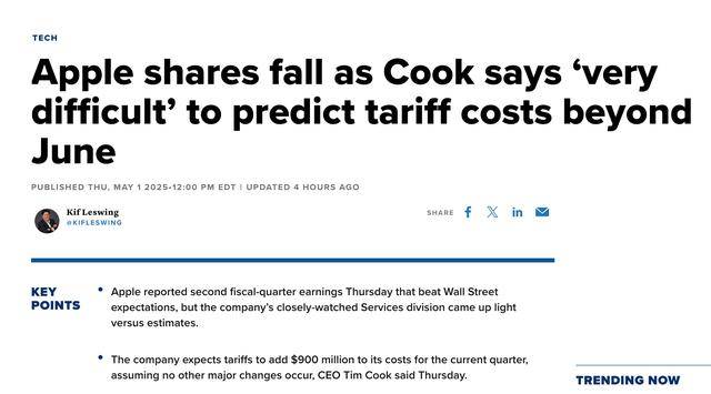 皇冠信用盘如何申请
_外媒:苹果将从美购买190亿颗芯片 库克称“很难”预测6月后的关税成本