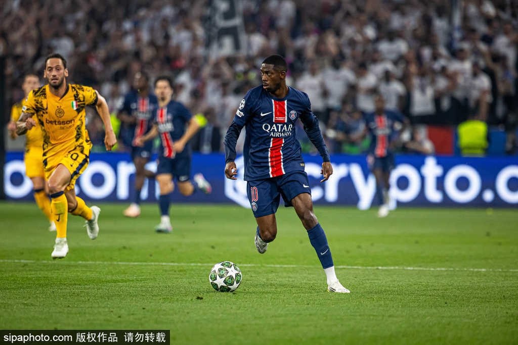 皇冠信用网如何申请
_欧冠-杜埃两射一传登贝莱助攻双响 巴黎5-0国米首夺冠