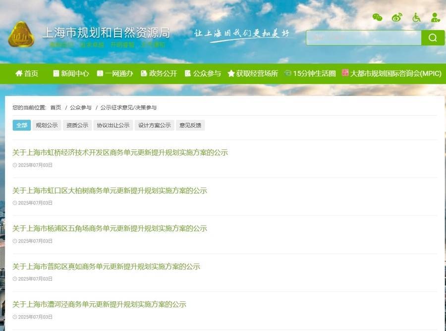 沙巴巴库VS采列_上海最新规划沙巴巴库VS采列!虹桥、漕河泾、五角场、大柏树、真如商务功能升级