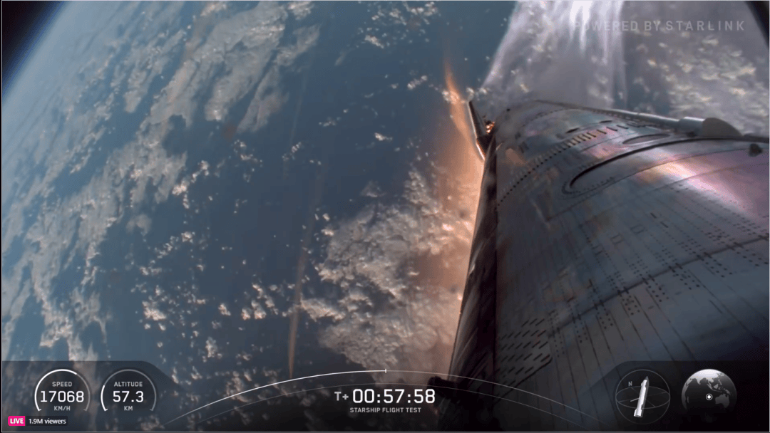 迈阿密国际vs芝加哥火焰_这次没有空中爆炸!1个小时飞越半个地球迈阿密国际vs芝加哥火焰,马斯克星舰终于成功了,现场欢呼声、鼓掌声响成一片