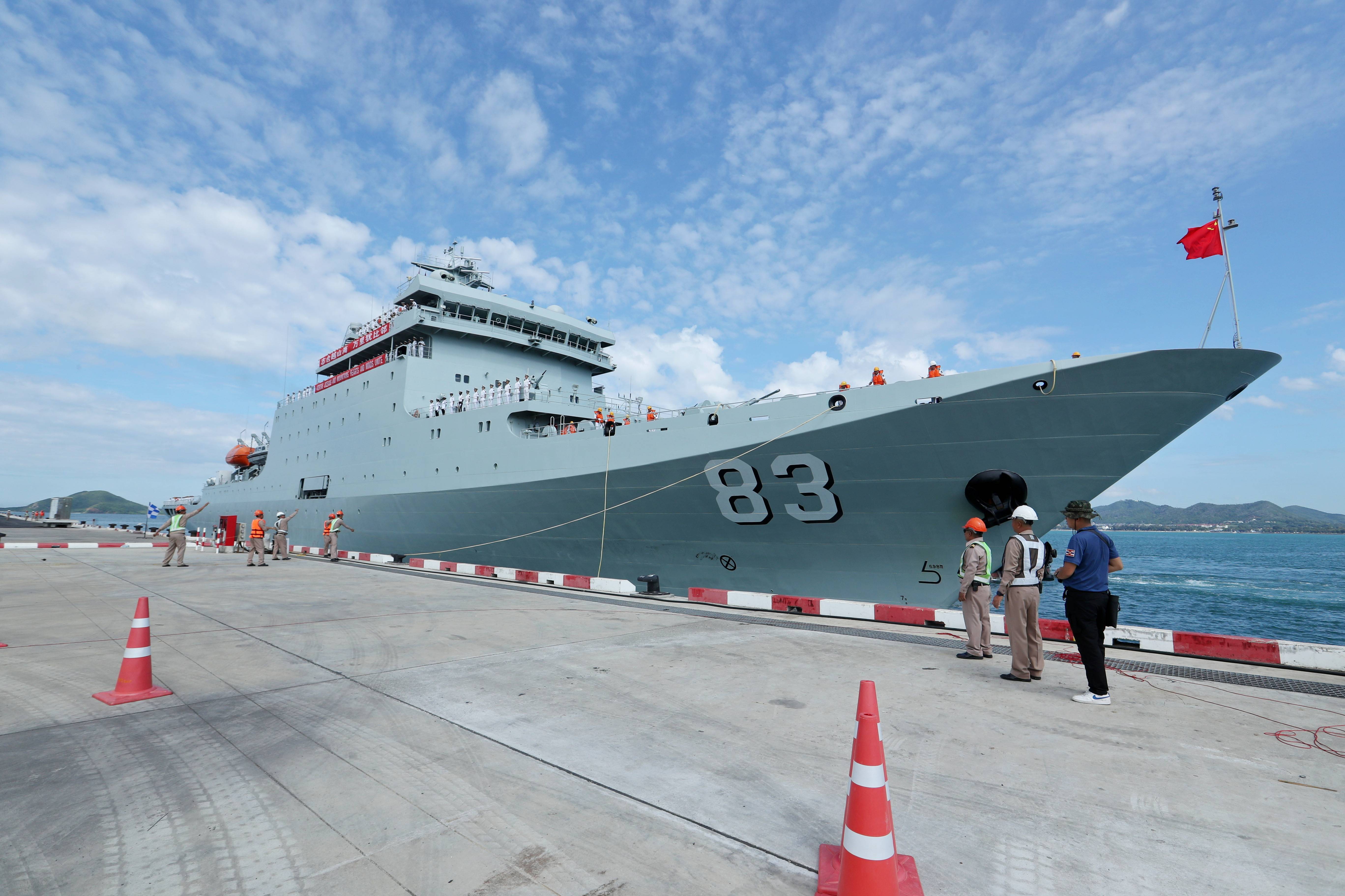 皇冠信用網怎么开户_海军83舰编队抵达泰国进行友好访问